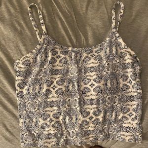 Patterned Crop Top